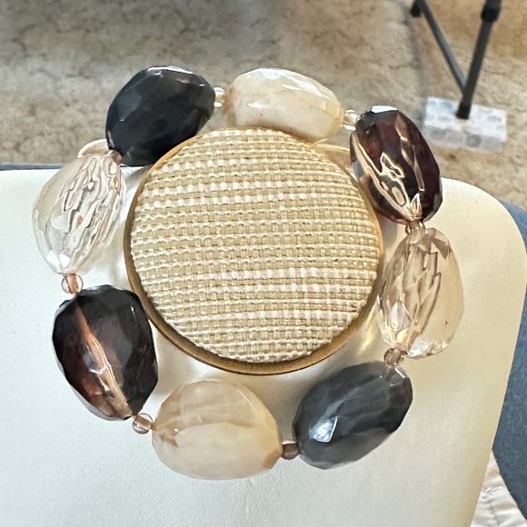 8 GemStones, Chunky stretchy bracelet. 4 different stones, 2 of each kind - Picture 2 of 14